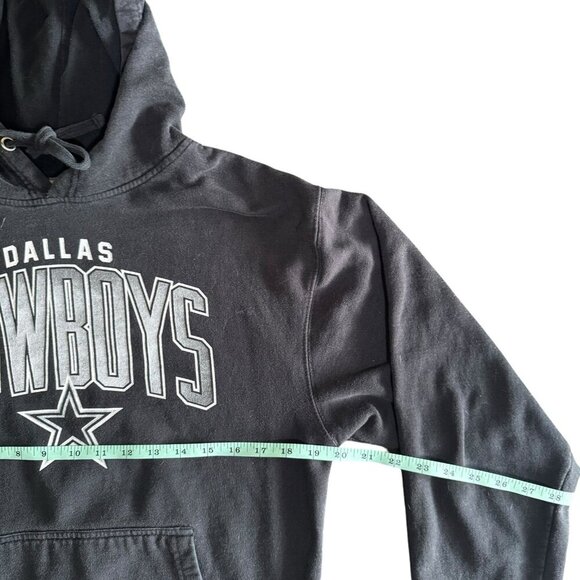 Fanatics Men’s Dallas Cowboys Pullover Hoodie Sweatshirt Black Cotton Blend Sz M - Picture 4 of 6